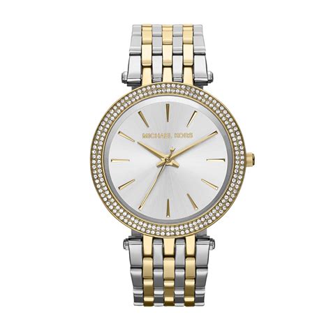 michael kors gold and silver watch womens|Michael Kors Watch silver price.